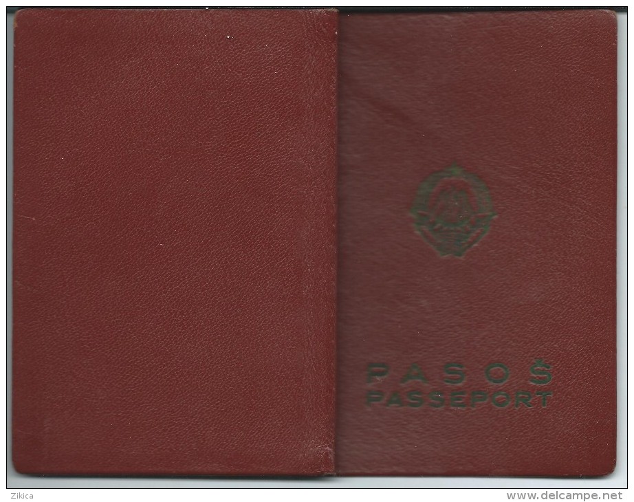 Passeport,passport, Pasaporte, Reisepass.Federal Republic Of Yugoslavia.vissas - Liban,Lebanon,Syria,Jordan,Turkey. - Documents Historiques