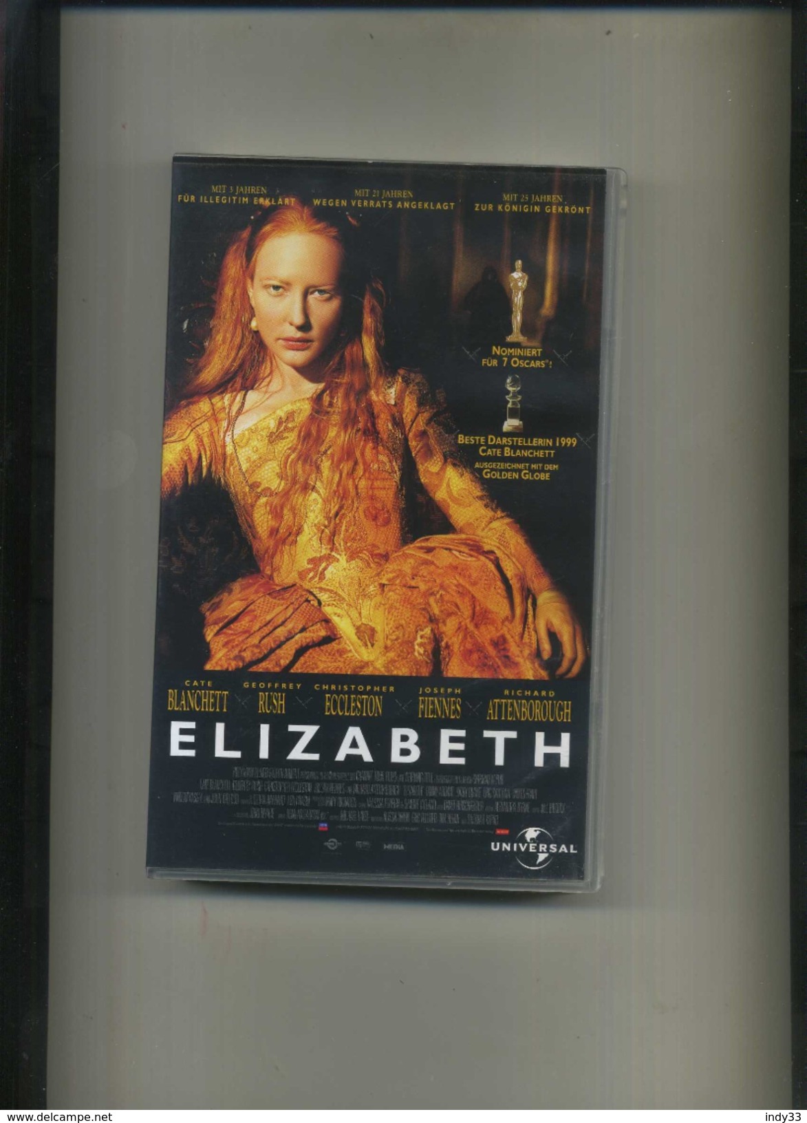 CASSETTE VHS . ELIZABETH . - Geschichte