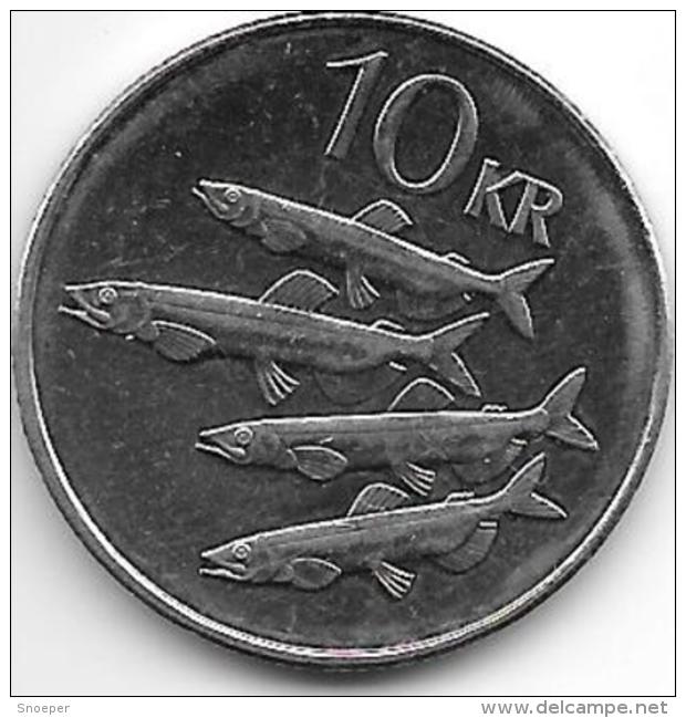 *iceland 10 Kronur  2006  Km 29a   Bu - Islande