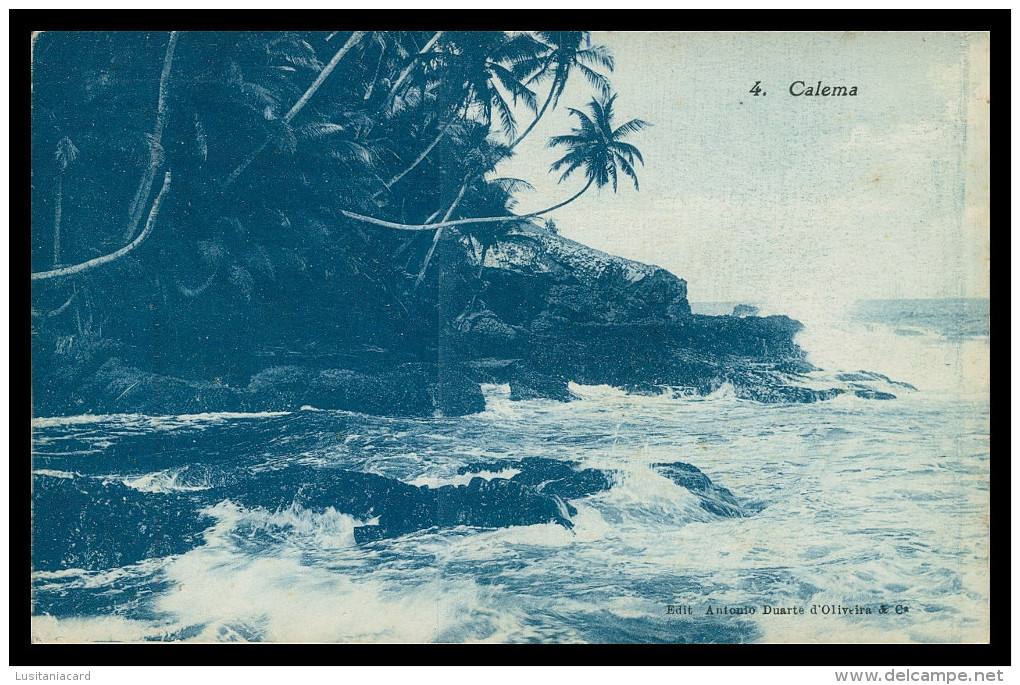 SÃO TOMÉ E PRÍNCIPE - Calema ( Ed. António Duarte D'Oliveira & C.ª Nº 4)carte Postale - Sao Tome And Principe