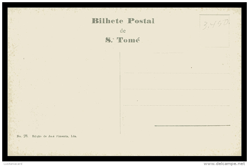 SÃO TOMÉ E PRÍNCIPE - Avenida 31 De Janeiro( Ed. José Pimenta Lda. Nº 28)carte Postale - Sao Tome And Principe