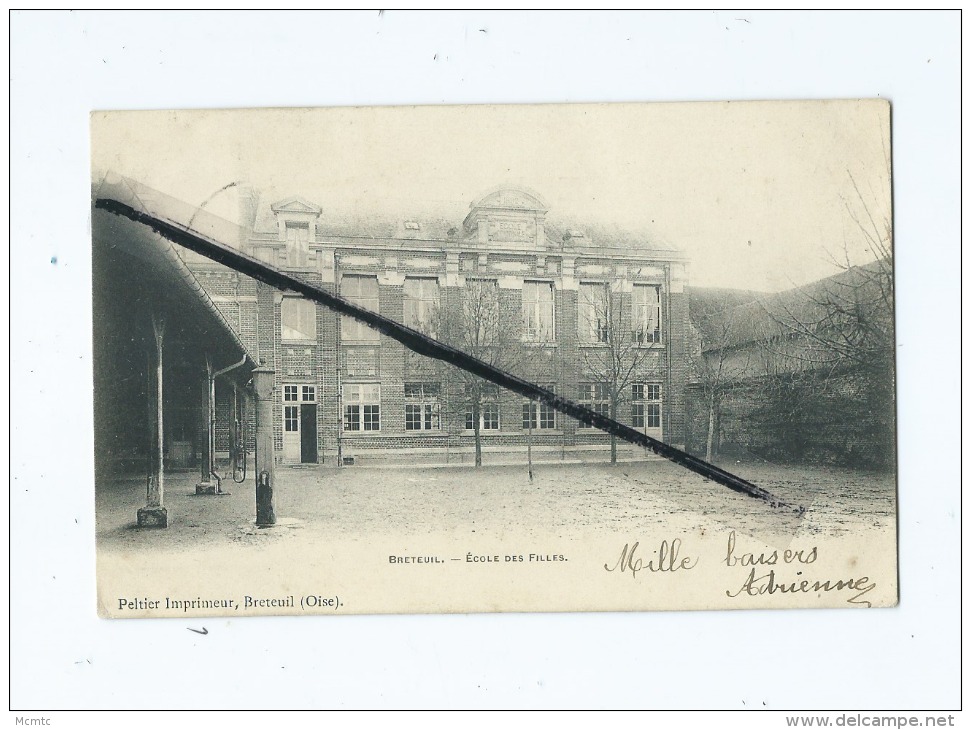 CPA -  Breteuil  -  Ecole Des Filles - Breteuil