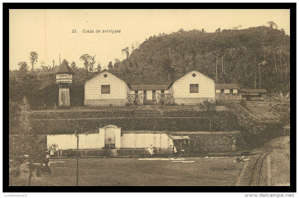 SÃO TOMÉ E PRÍNCIPE- Casa De Serviçaes (Ed. José Pimenta Lda.  Nº 53)carte Postale - Sao Tome And Principe