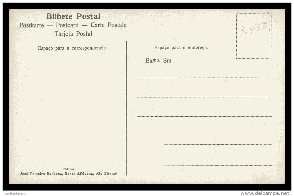 SÃO TOMÉ E PRÍNCIPE - Matadouro Municipal ( Ed. José Teixeira Barboza) Carte Postale - Sao Tome Et Principe