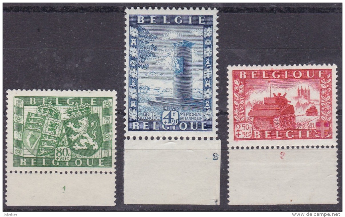 Belgie Plaatnummer COB** 823-825.... - ....-1960