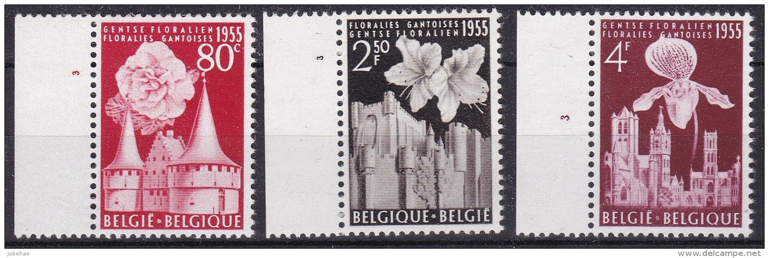 Belgie Plaatnummer COB** 961-963.3 - ....-1960