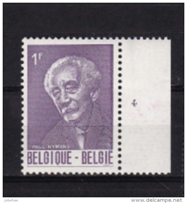 Belgie Plaatnummer COB** 1321.4 - 1961-1970