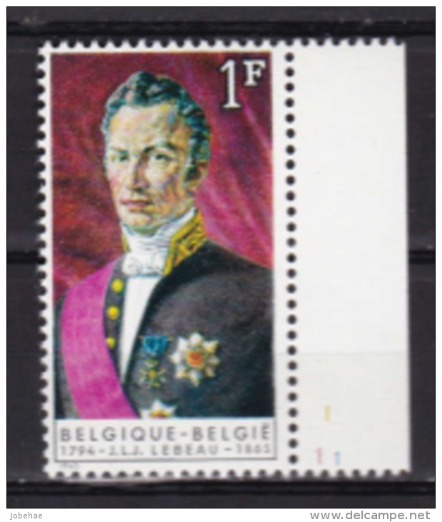 Belgie Plaatnummer COB** 1351.1 - 1961-1970