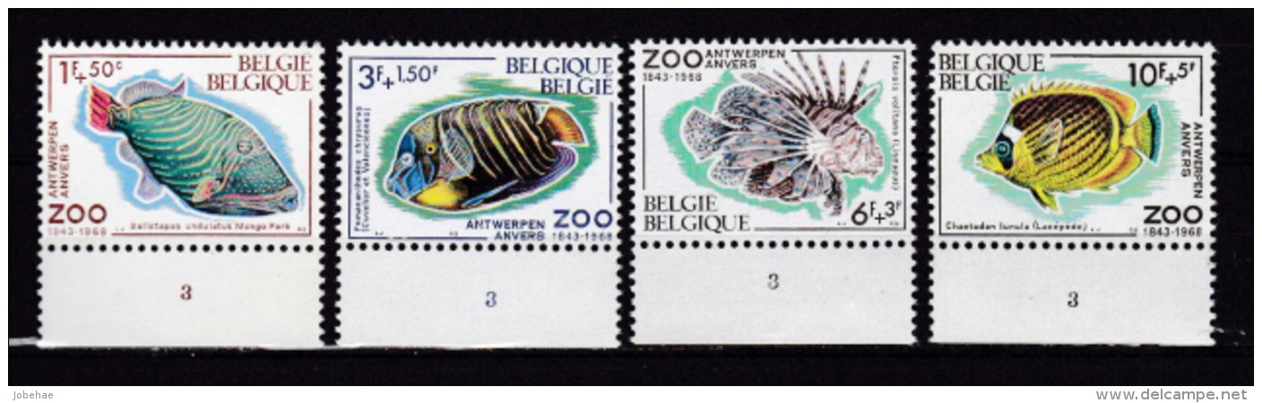 Belgie Plaatnummer COB** 1470.1473.3 - 1961-1970