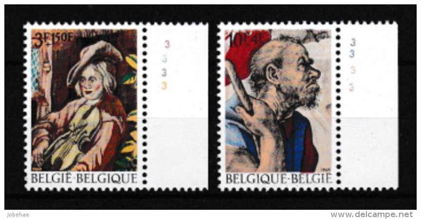 Belgie Plaatnummer COB** 1505-1507.3 - 1961-1970