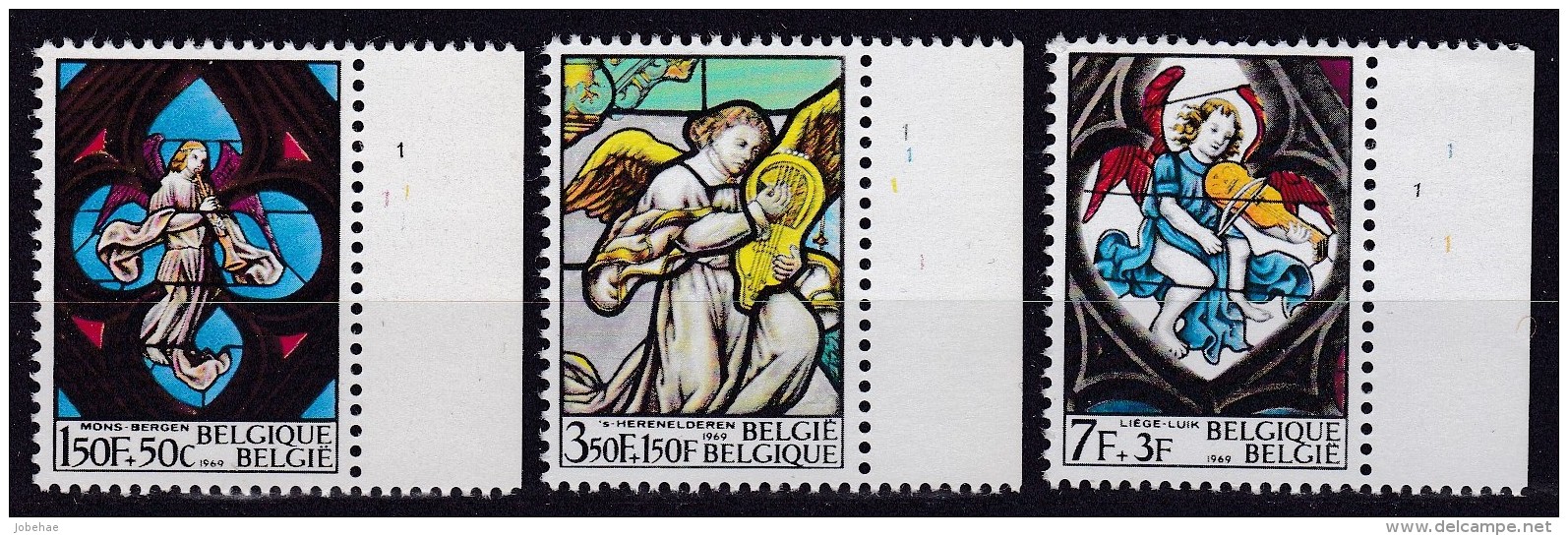 Belgie Plaatnummer COB** 1519-1522.1 - 1961-1970