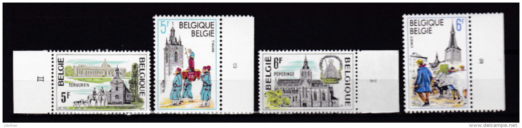 Belgie Plaatnummer COB** 1947-1950.2 - 1971-1980