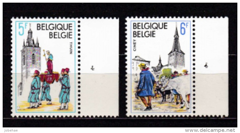 Belgie Plaatnummer COB** 1947-1950.4 - 1971-1980