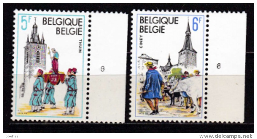 Belgie Plaatnummer COB** 1947-1950.6 - 1971-1980