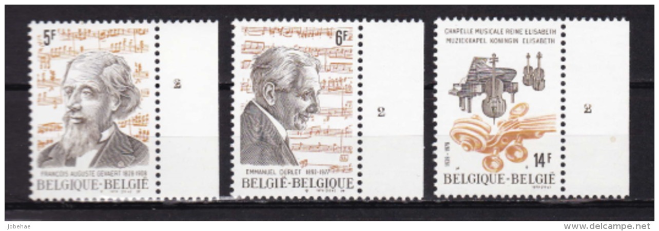 Belgie Plaatnummer COB** 1951-1953.2 - 1971-1980