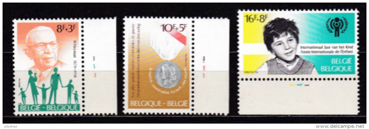 Belgie Plaatnummer COB** 1955-1957.1 - 1971-1980