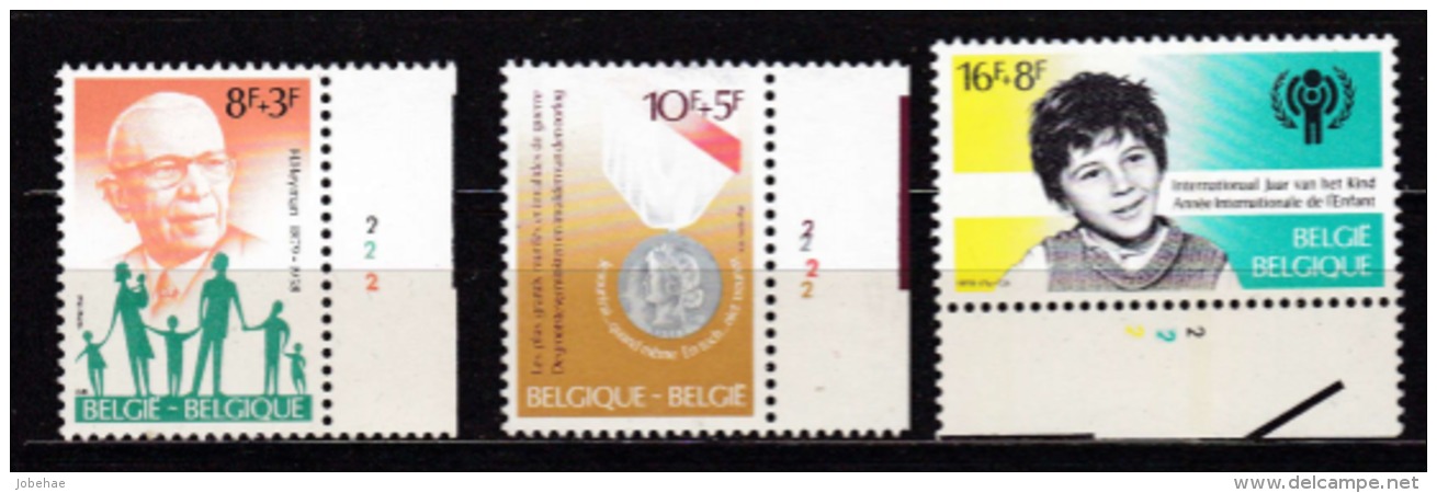 Belgie Plaatnummer COB** 1955-1957.2 - 1971-1980