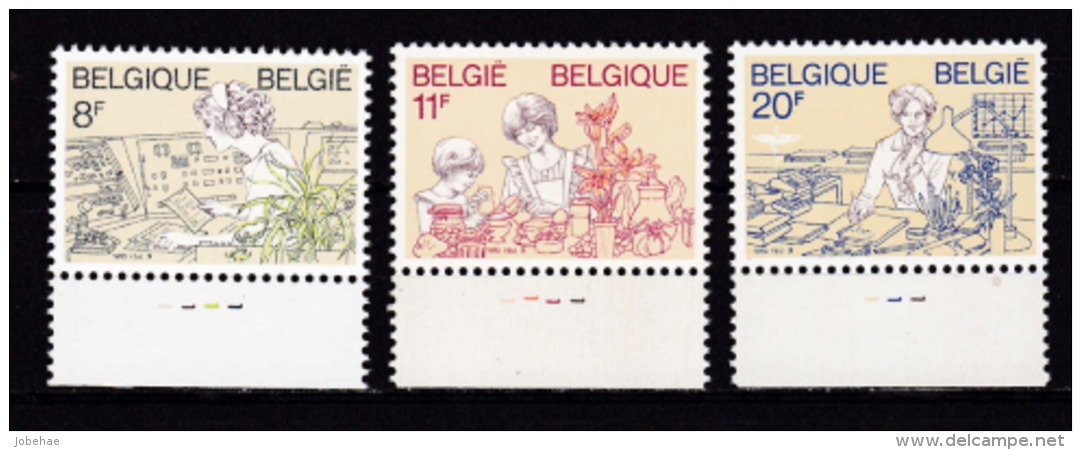 Belgie Plaatnummer COB** 2086-2088.1 - 1981-1990