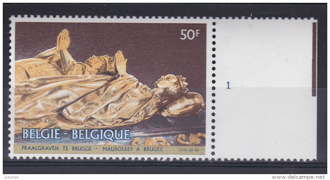 Belgie Plaatnummer COB** 2020.1 - 1981-1990