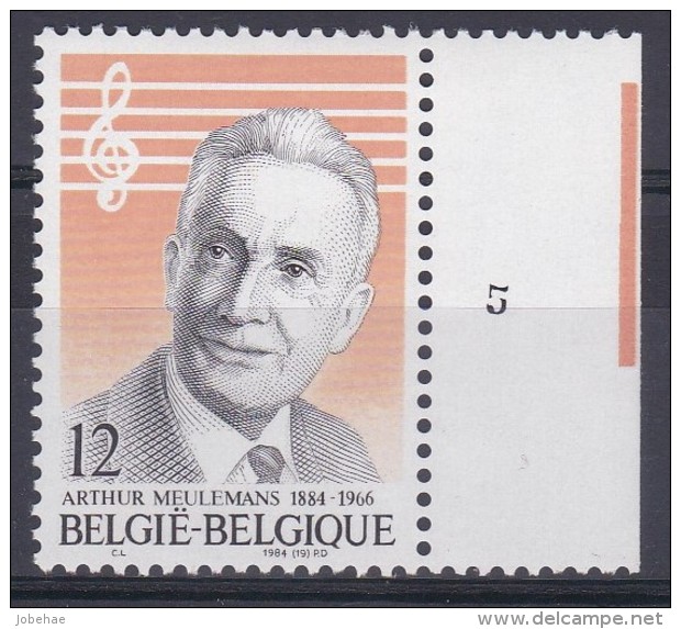 Belgie Plaatnummer COB** 2154.5 - 1981-1990