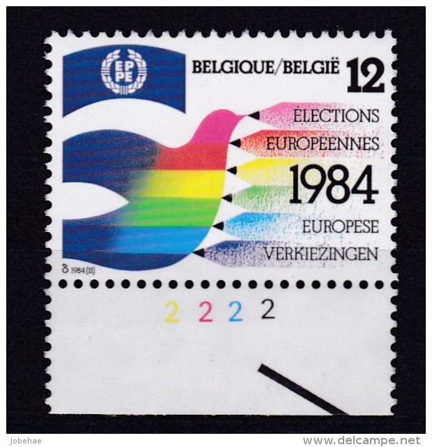 Belgie Plaatnummer COB** 2133.2 - 1981-1990