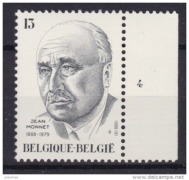 Belgie Plaatnummer COB** 2293.4 - 1981-1990