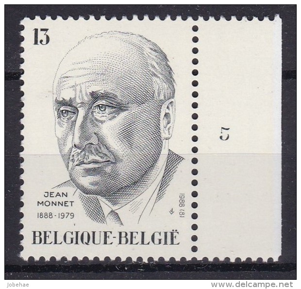 Belgie Plaatnummer COB** 2293.5 - 1981-1990