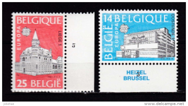 Belgie Plaatnummer COB** 2367-2368.5 - 1981-1990