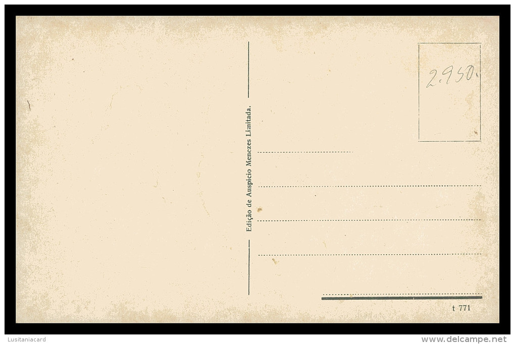 SÃO TOMÉ E PRÍNCIPE- Roça Agua Izé- Forma De Serviçaes  (Ed. Auspicio Menezes Nº T 771) Carte Postale - São Tomé Und Príncipe