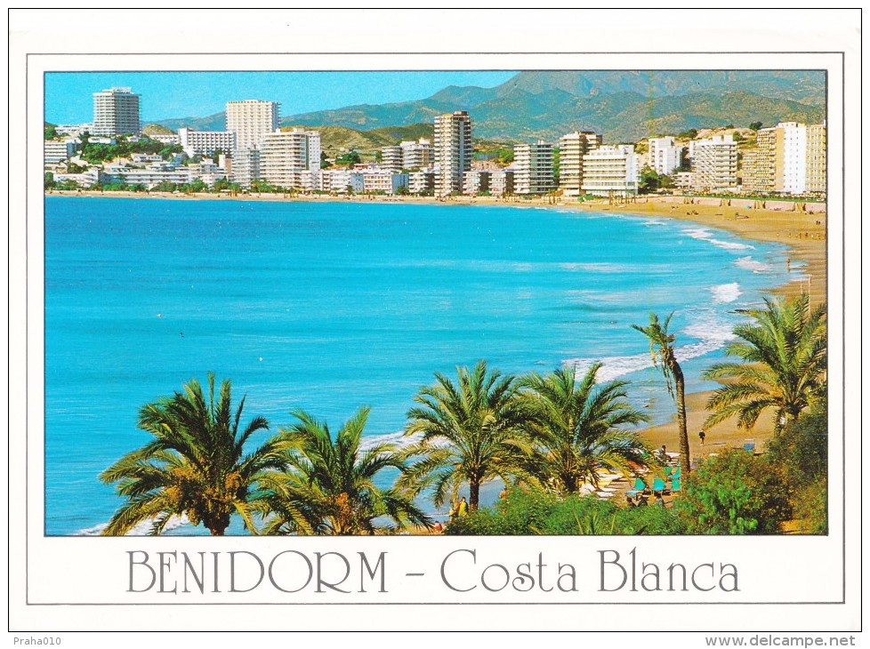 L0966 - Spain (1991) Benidorm: Please Enclose The Postal Code (postcard: Benidorm, Costa Blanca); Tariff: 0,45 - Zipcode