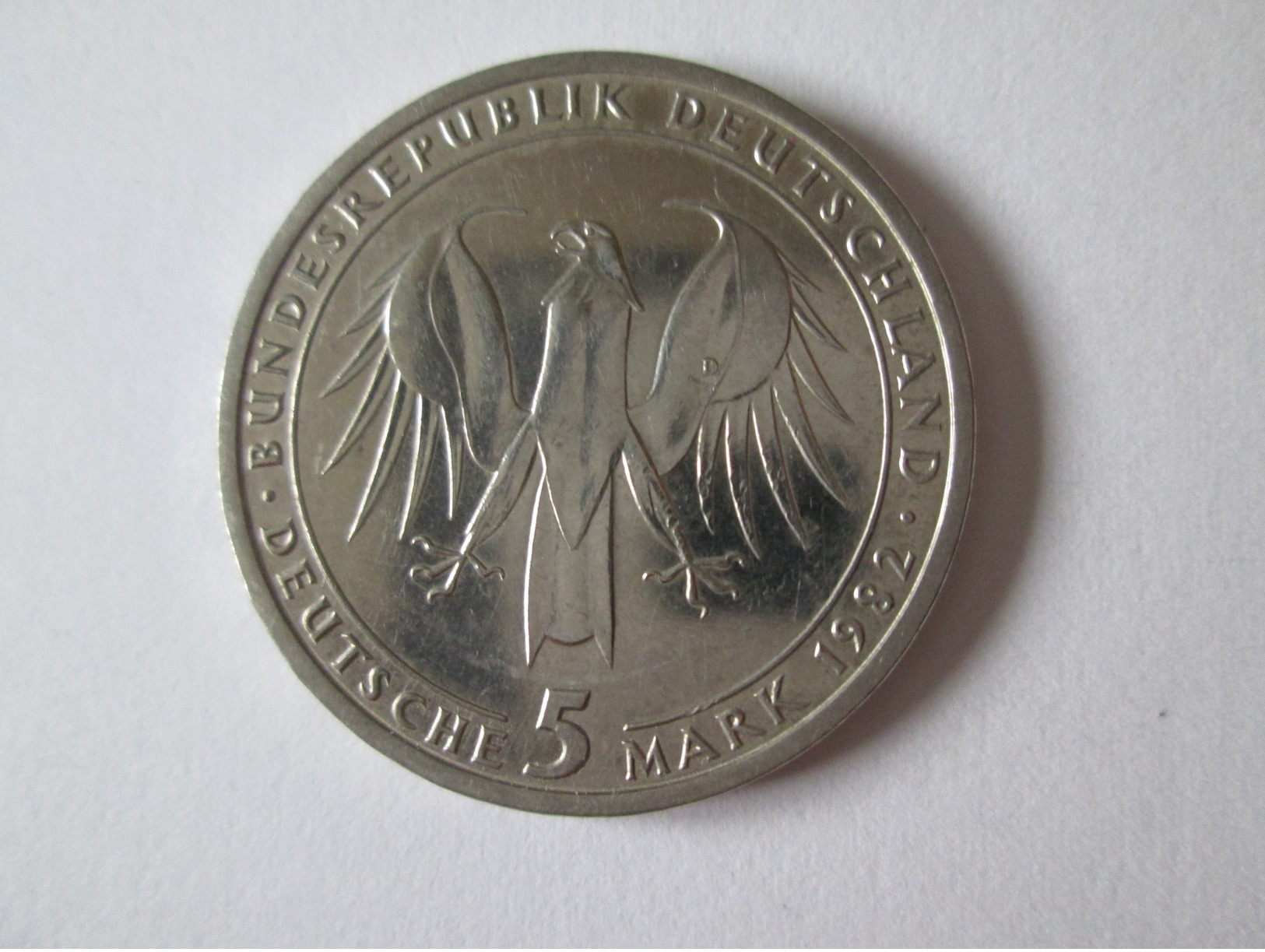 Germany/FRG 5 Mark 1982 Munich-Goethe,in Very Good Condition - 5 Mark