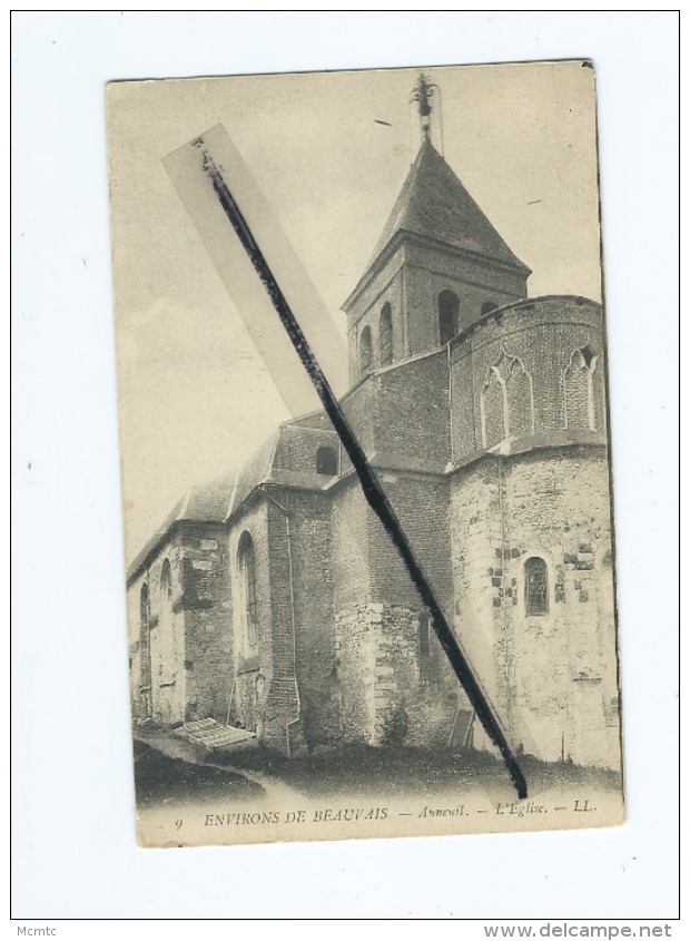 CPA - Lille  - Eglise Du Sacré Cœur   -  Environs De Beauvais  -  Auneuil  -  L'église - Auneuil