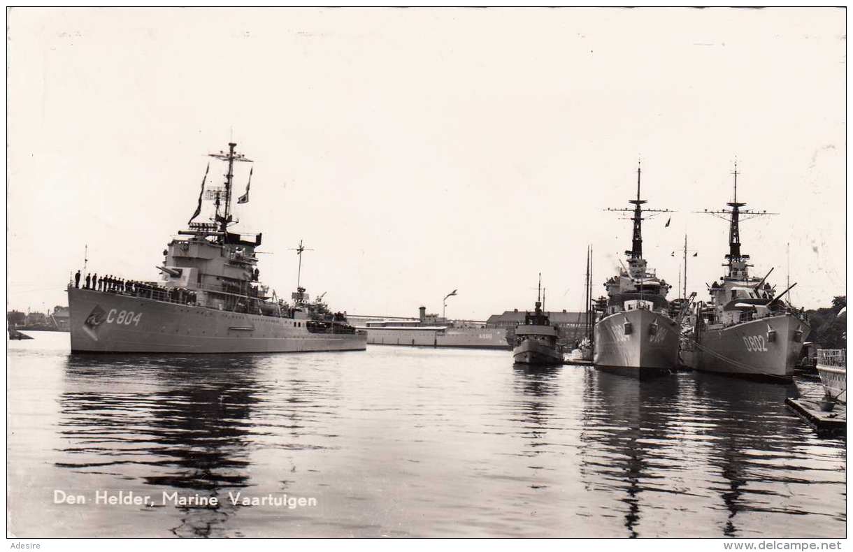 DEN HELDER - Marine Vaartuigen, Gel.1959 - Den Helder