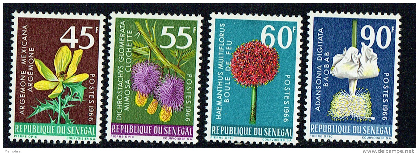 1966  Fleurs ** - Senegal (1960-...)