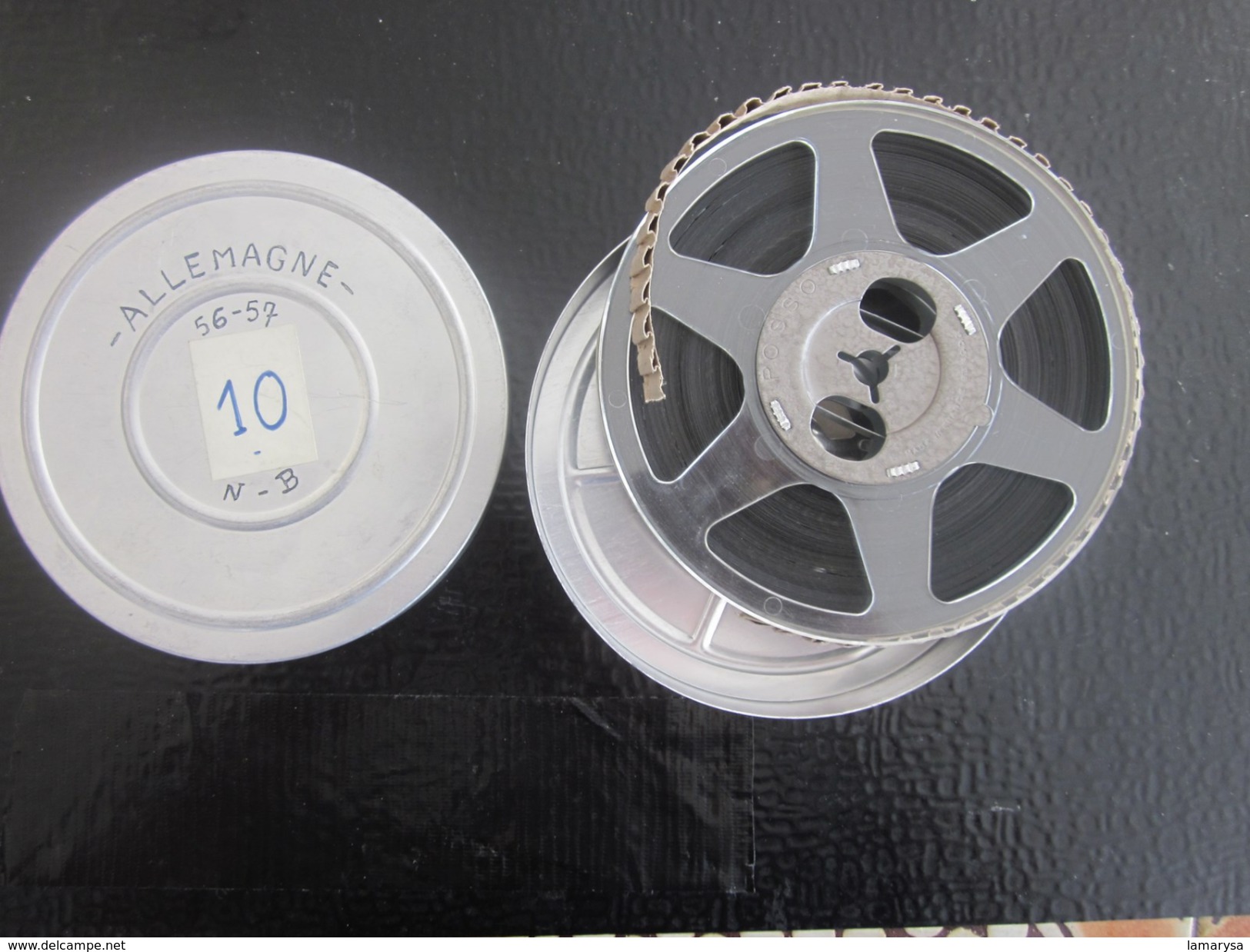 1956-57 MILITARIA BOBINE FILM KODAK N & B 8 Mm MILITAIRES PARACHUTISTES FRANCAIS EN ALLEMAGNE RASTATT,23° Régiment Génie - Bobines De Films: 35mm - 16mm - 9,5+8+S8mm