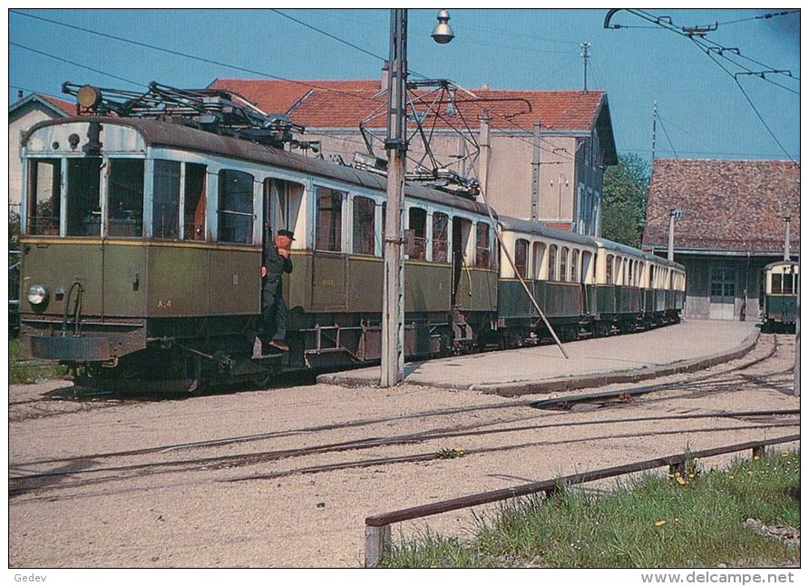 France 74, Chemin De Fer, Train à Annemasse, Photo 1955 BVA, CEN 646.1 - Autres & Non Classés