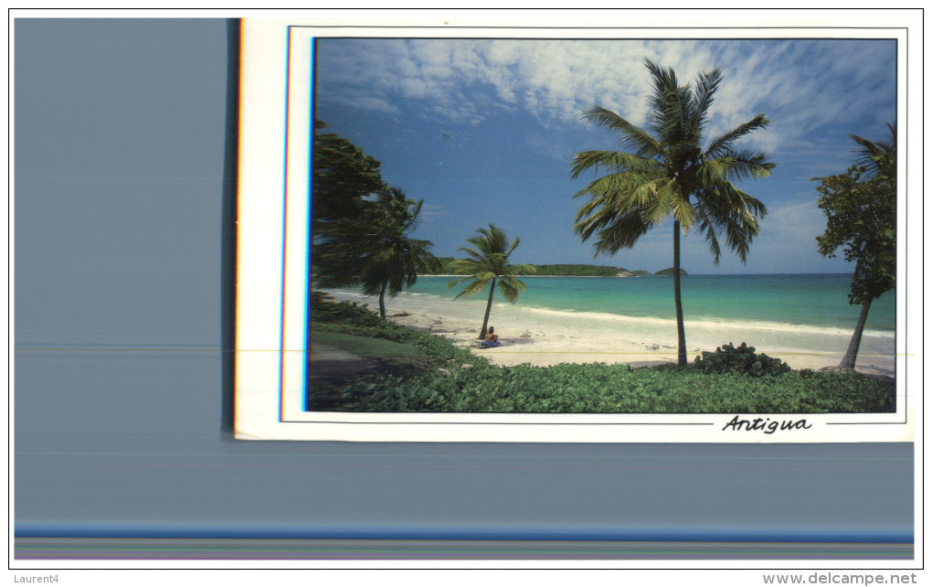 (88) Antigua With Stamp - Antigua & Barbuda