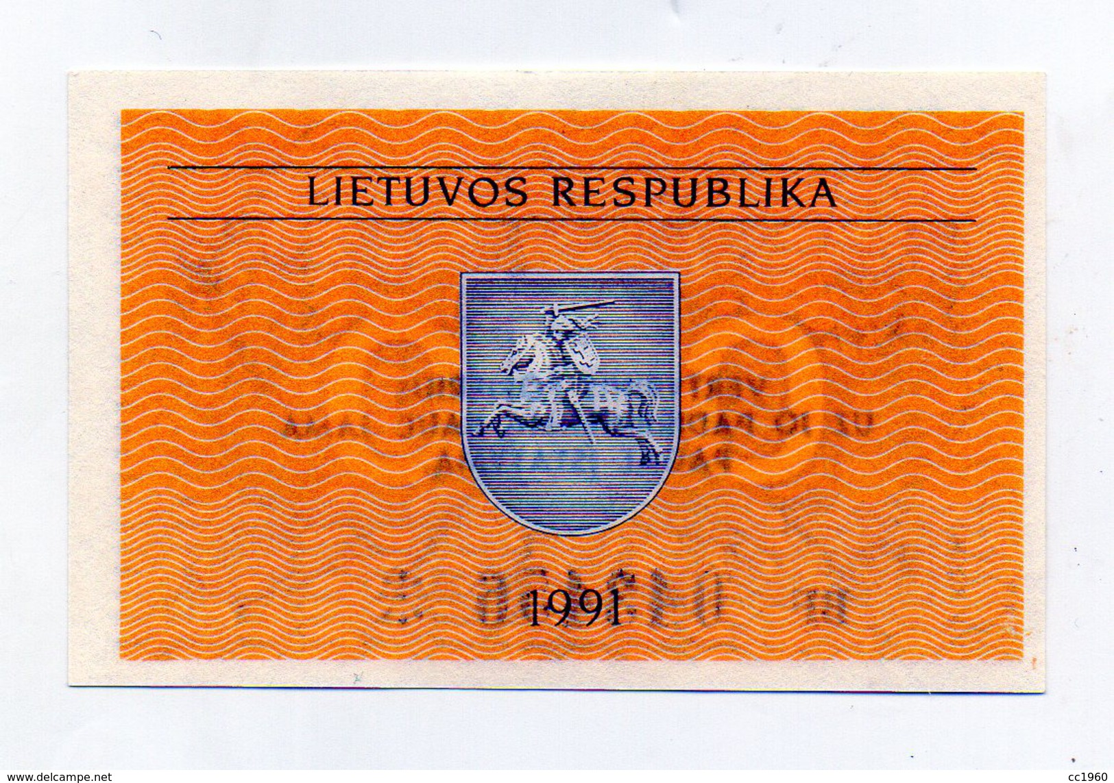 Lituania - 1991 - Banconota Da 0,10 Talonas - Nuova -  (FDC1614) - Lithuania