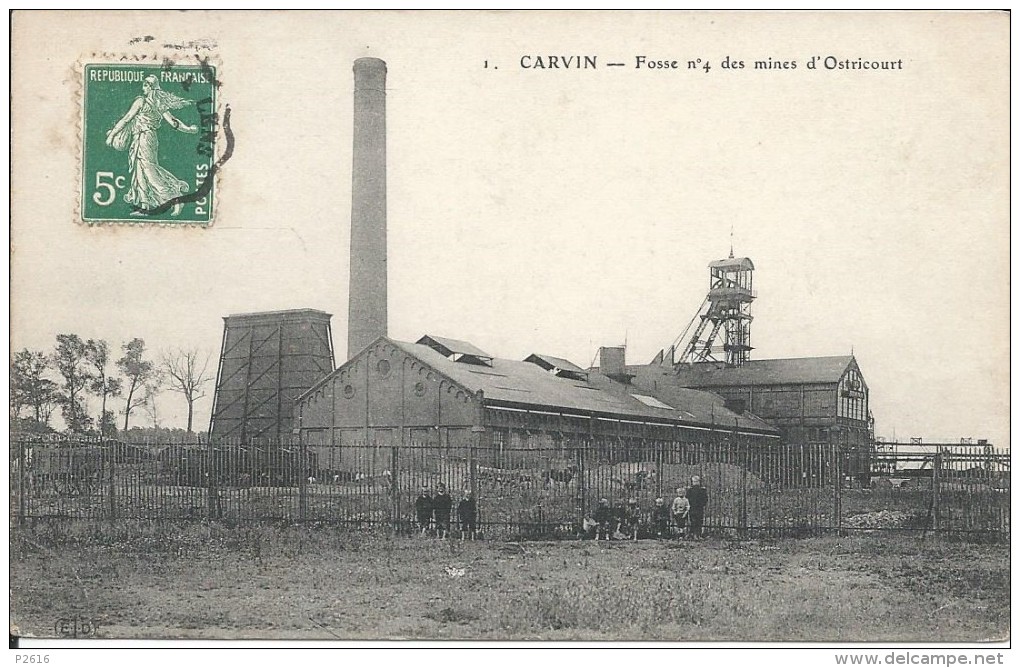 CARVIN -  FOSSE N04 DES MINES D OSTRICOURT - Other & Unclassified