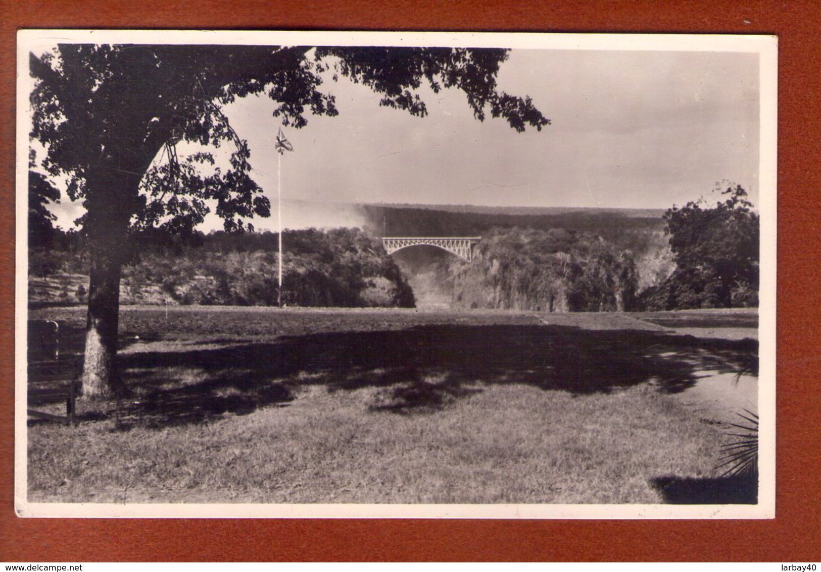 1 Cpa The View From The Hotel Verandah - Victoria Falls - Zimbabwe