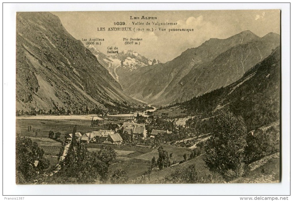 Ref 199 - Vallée De Valgaudemar - LES ANDRIEUX - Vue Panoramique - Other & Unclassified