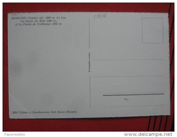 Troistorrents (VS) - Morgins: Le Lac, Les Dents Du Midi Et La Pointe De Foilleusaz - Troistorrents