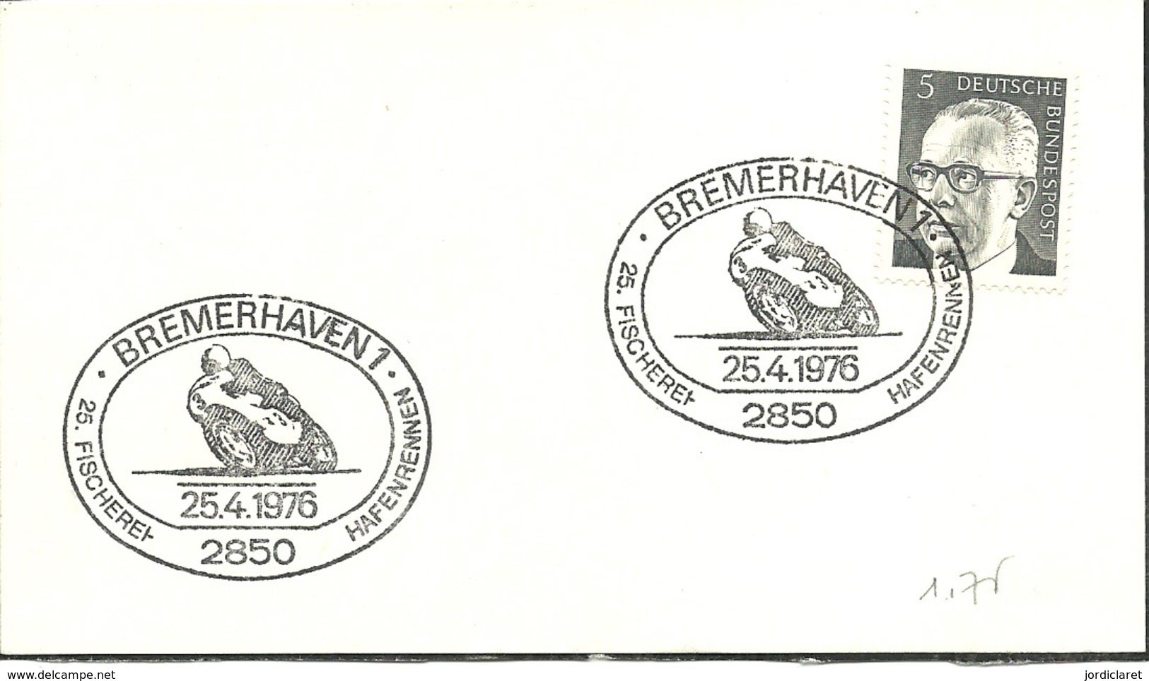 POSMARKET ALEMANIA 1976 - Motorbikes