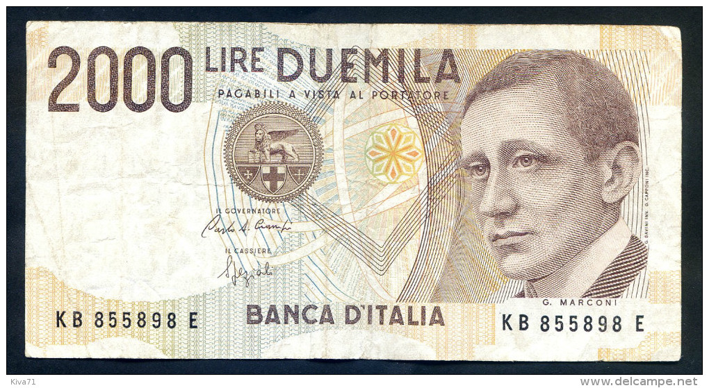 2000  Lire " ITALIE "  3 Octobre 1990    TTB       Bc 53 - 2.000 Lire