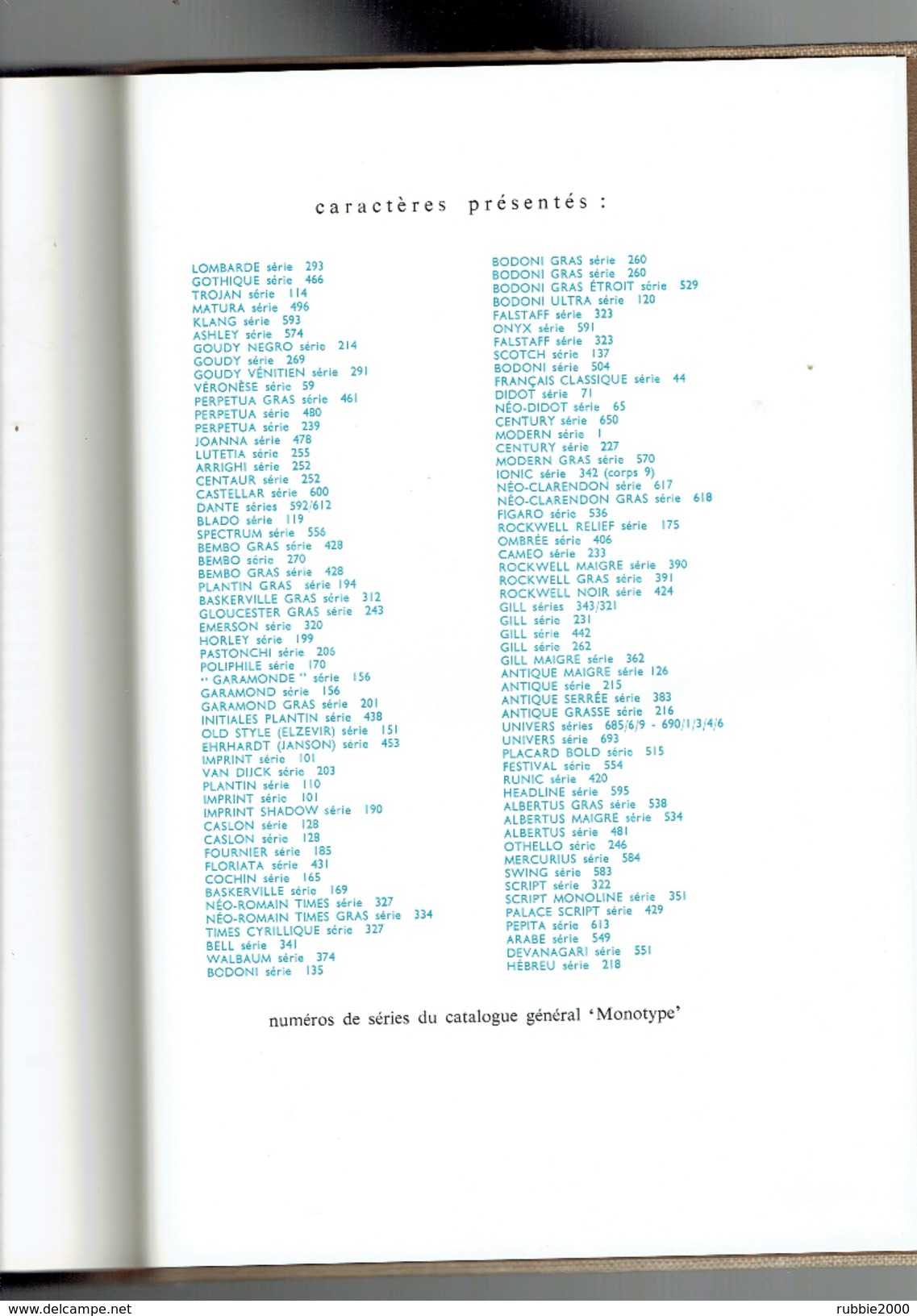 FAISONS LE POINT 1963 CENT ALPHABETS MONOTYPE ETUDE DE LA TYPOGRAPHIE UNION BIBLIOPHILE DE FRANCE PAR DRAEGER FRERES - Autres & Non Classés