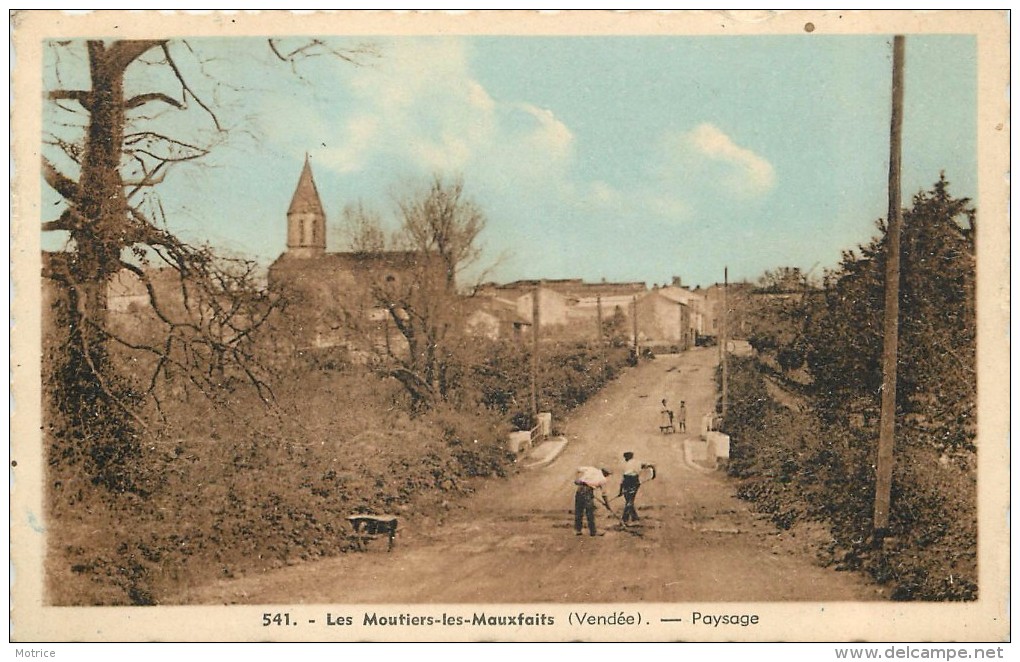 MOUTIERS LES MAUFAITS - Paysage, Le Pont. - Moutiers Les Mauxfaits