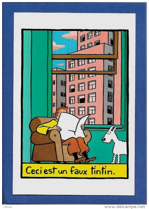 CPM Hergé Tintin Non Circulé Par Filips - Hergé