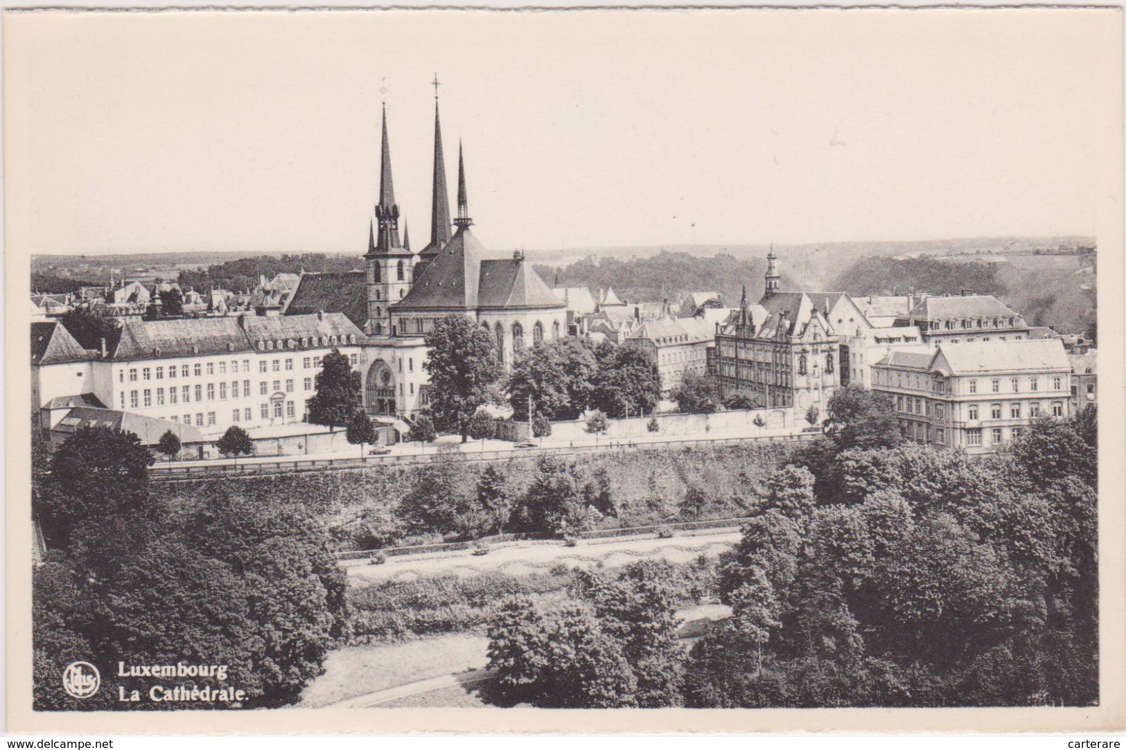 CARTE ANCIENNE,LUXEMBOURG ,PHOTO SCHAACK,VUE AERIENNE - Luxemburg - Town