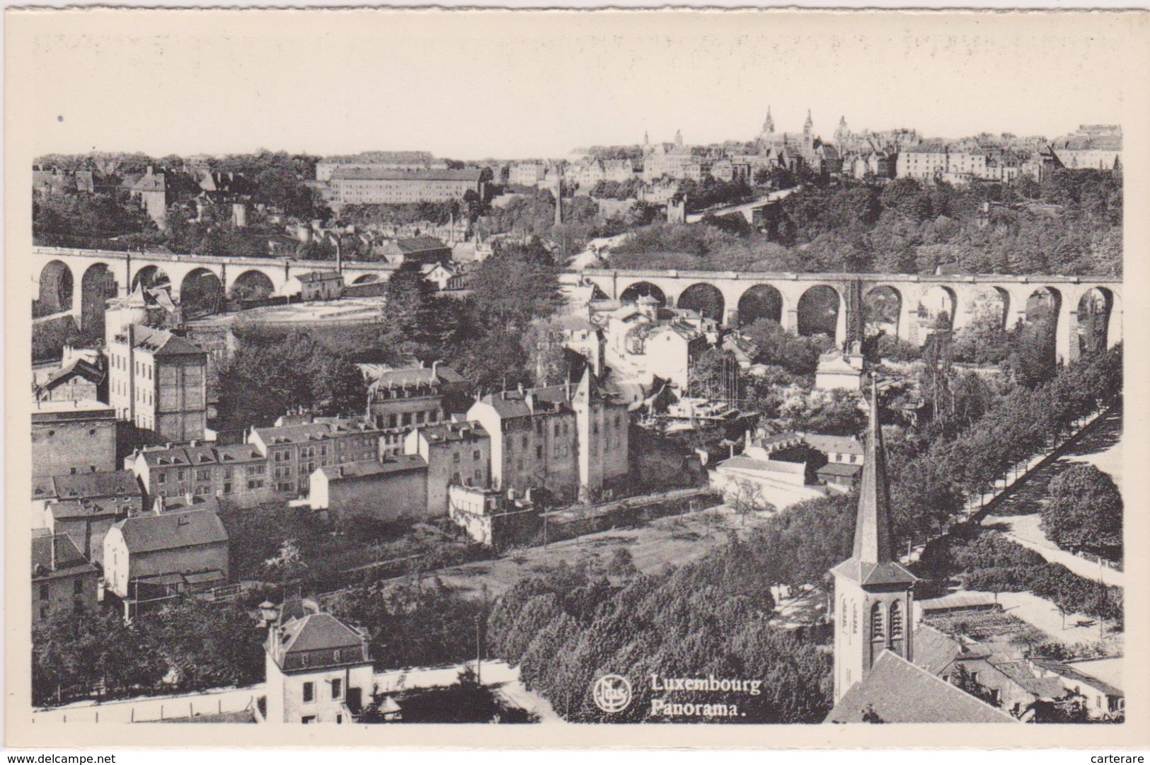 CARTE ANCIENNE,LUXEMBOURG ,PHOTO SCHAACK,VUE AERIENNE - Luxemburg - Town