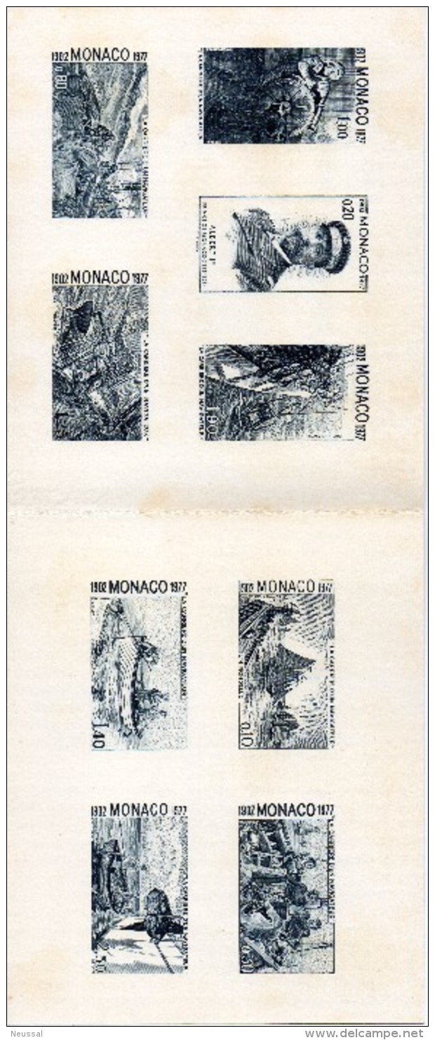 Documento Filatelico Monaco. - Variétés